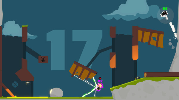 Boiiing Boiiing 遊戲截圖：角色施展特殊能力