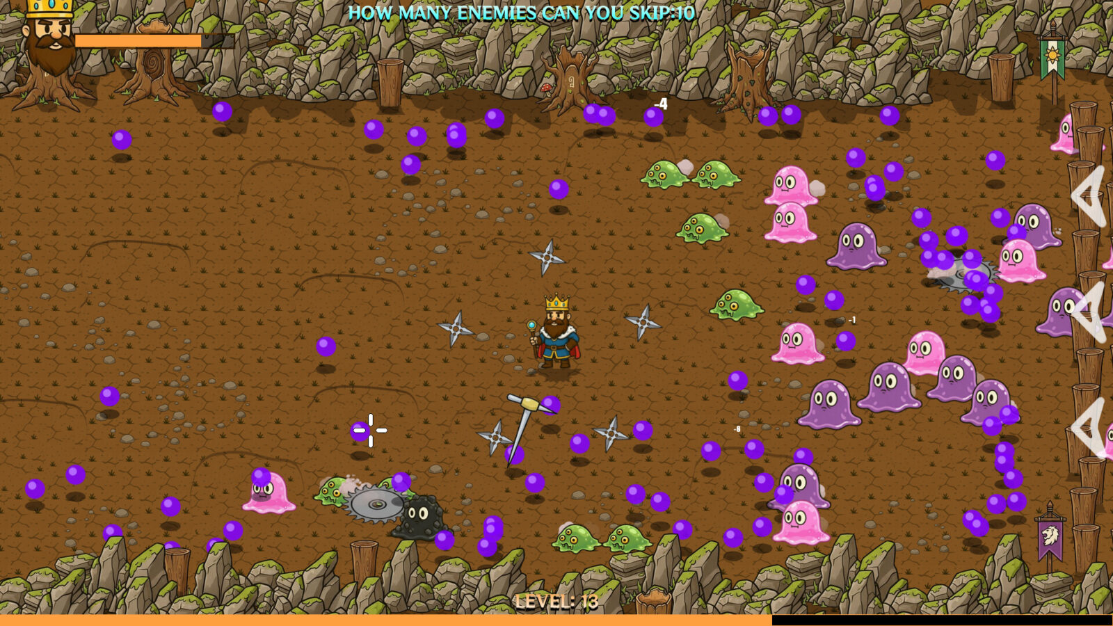 Rushfall 遊戲實際戰鬥畫面 - 魔法攻擊