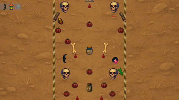 《Bouncy Brain》遊戲截圖，展示不同遊樂場佈局與視覺效果