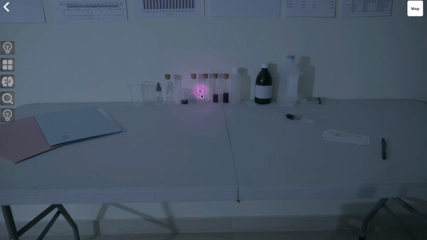 遊戲內場景截圖 - 發現關鍵線索的書房