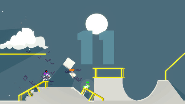 Boiiing Boiiing 遊戲截圖：遊戲場景俯視圖