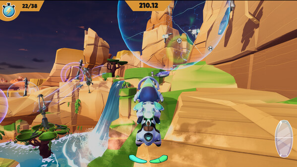 遊戲截圖展示競速排行榜介面與幽靈車影系統的實際畫面。