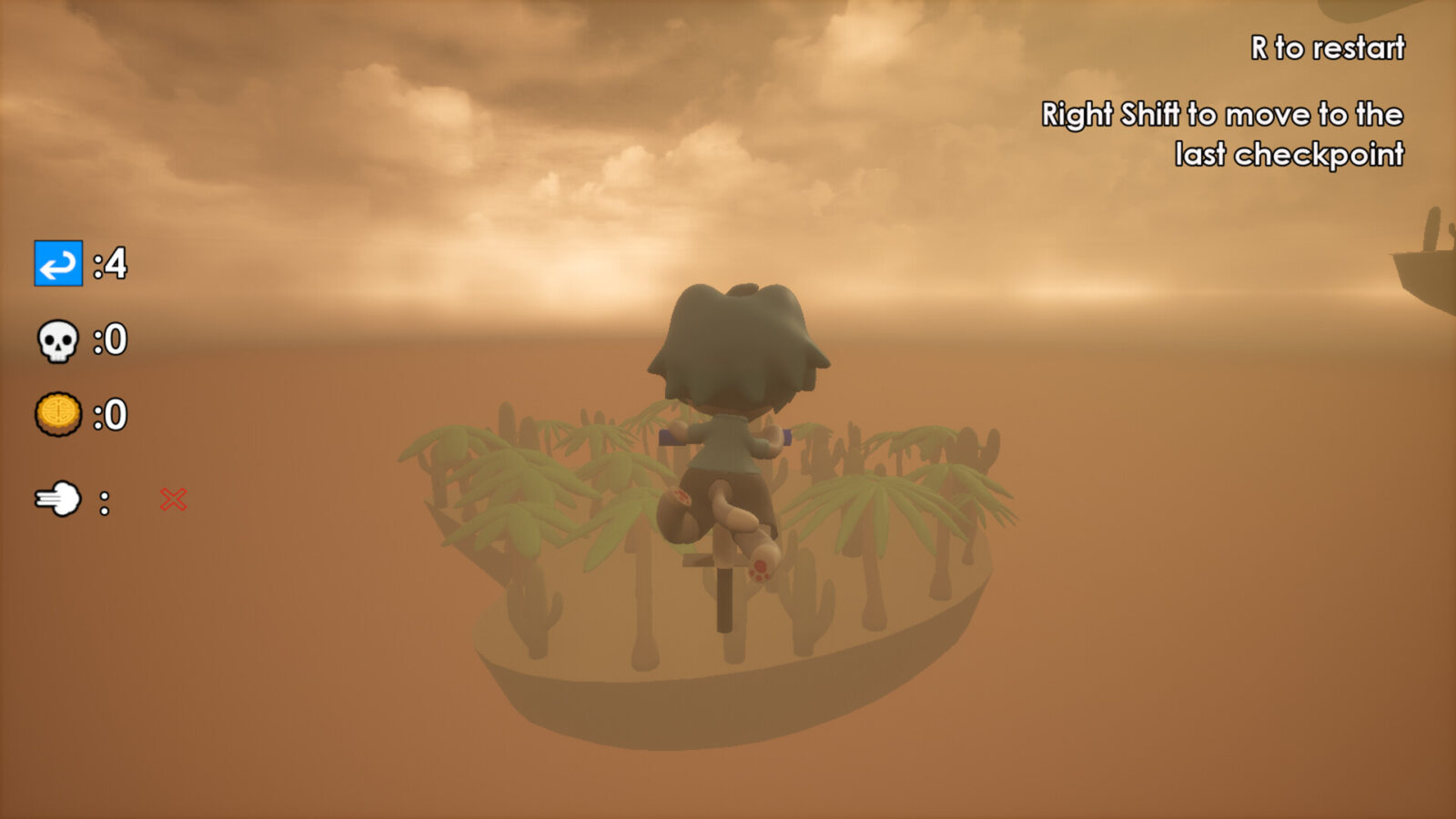 遊戲截圖，展示角色在夜晚風格的城市關卡中跳躍