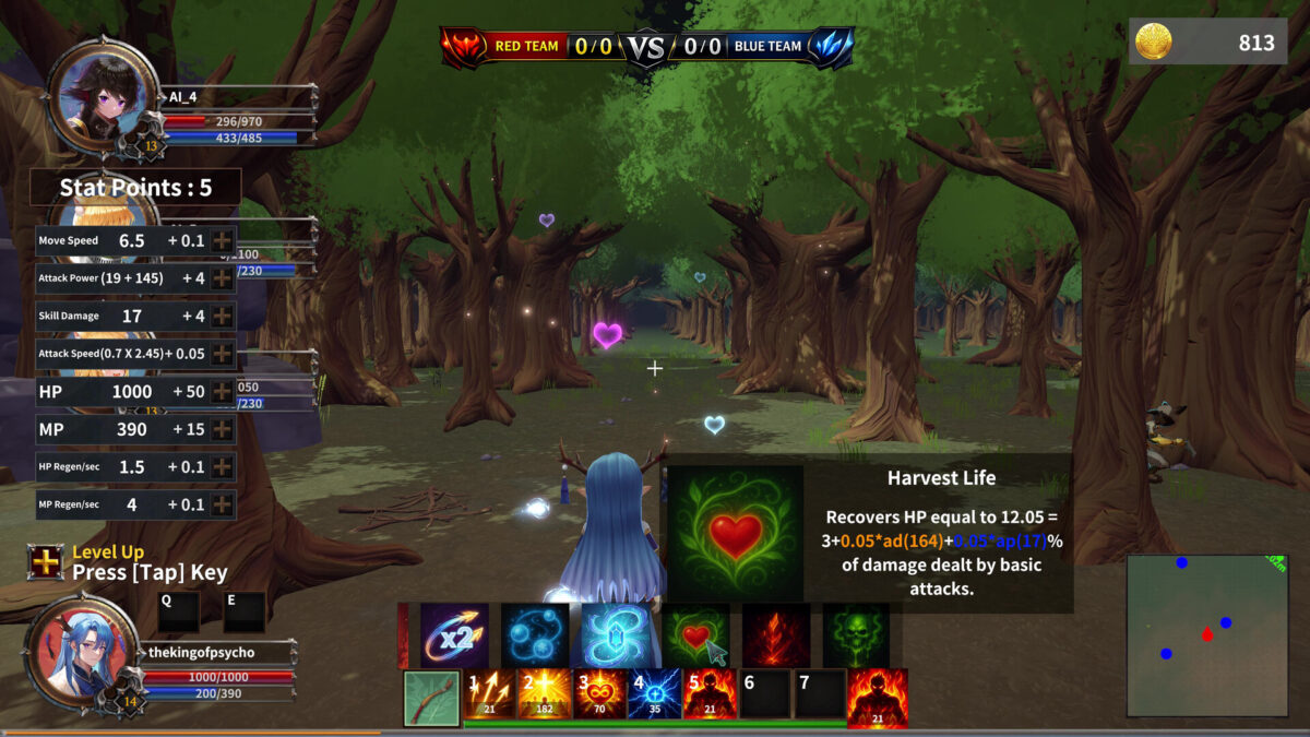 Dragon Arena 遊戲截圖,展示不同職業的角色在戰場上的英姿