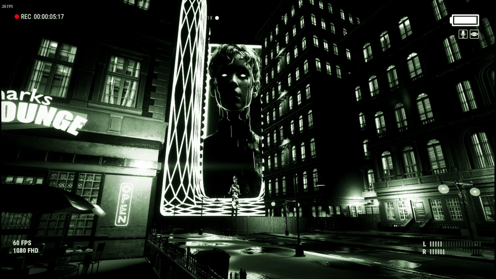 Aonaran Nevaeh 遊戲內部場景 - 夜間街道與路燈