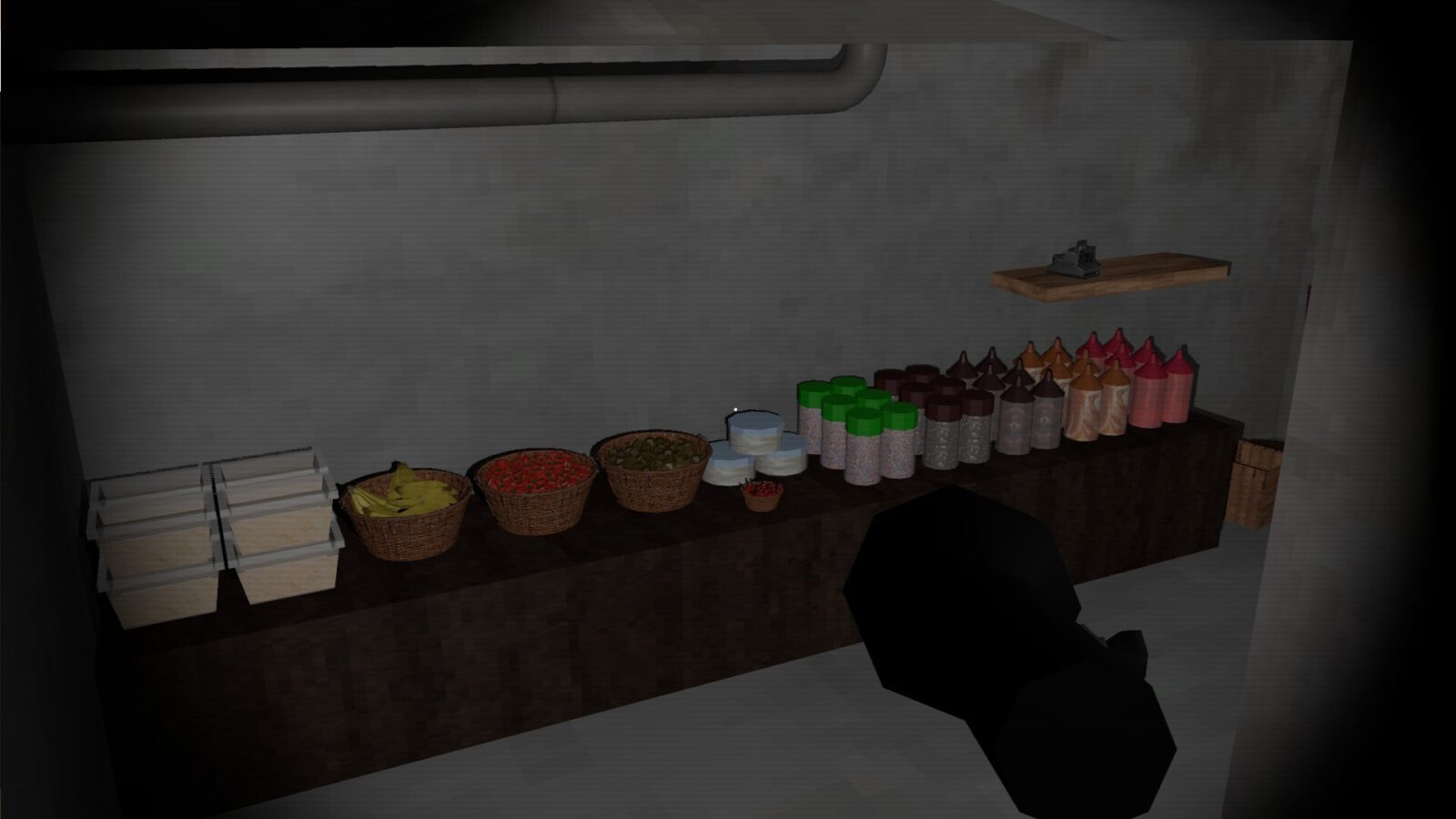 Coney's 遊戲截圖,展示顧客點餐的對話介面與冰淇淋選項