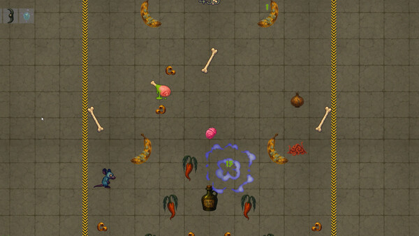 《Bouncy Brain》遊戲截圖，展示大腦使用特殊道具效果