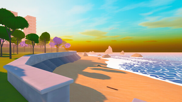 A Game About Ramen 遊戲截圖二，展示拉麵店內的擺設與顧客