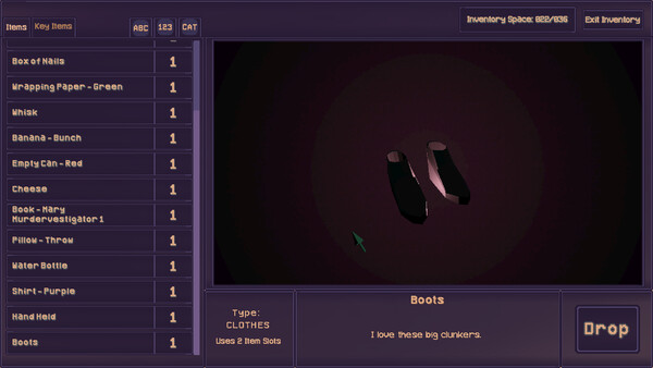 遊戲內客廳一景，充滿各種可互動的細節物品